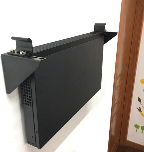 JINGCHENGMEI 2 1U 19 Inch (2) Pcs of Steel Vertical Wall Mount Server Rack Lightweight Foldable Rack Mount for Network