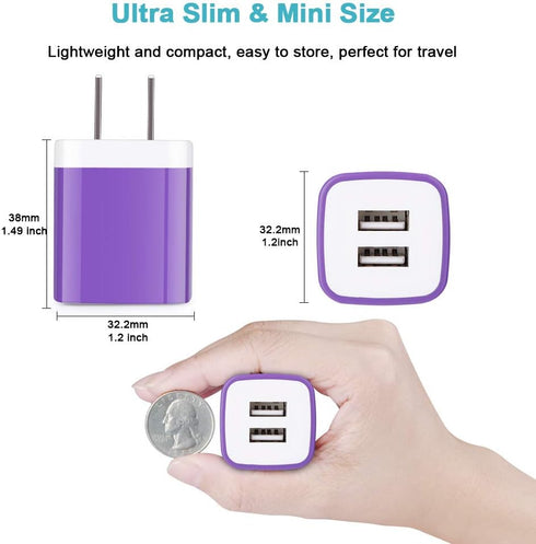 Android Charger, 2-Pack Fast Charging 6FT Micro USB Charger Cable for Samsung Galaxy S5 S6 S7 Edge J7V J3 J5 & More