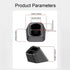 2 Pack Car Dashboard Stand, Stick-on Base Mount for Table Phone Holder Bracket, Desktop Wireless Charger Magnetic Clip