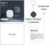 Air Key Finder Tag Coffee - Bluetooth Smart Key Tracker Tag for iOS, Keep Track of Important Items