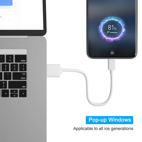 Short Micro USB Cable Compatible with Fire HD Tablets, Samsung Galaxy Tab A, E, S2, 3, 4, USB Charger Cord