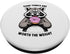 Donut Lover Raccoon Funny Pink Doughnut Sprinkles Donuts PopSockets Standard PopGrip