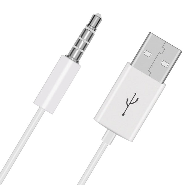 3.5mm Jack to USB Auxiliary Charger Sync Data Transfer Cable Compatible with Beats by Dre Studio Wireless Headphones