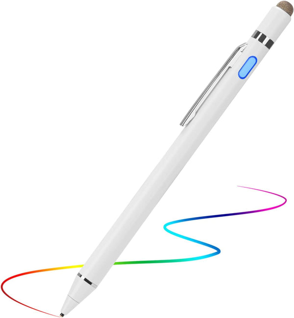 EVACH Stylus for 2021 iPhone 13 Pro Max, Digital Pencil with 1.5mm Ultra Fine Tip, White