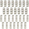 WMYCONGCONG 30 PCS BNC Connectors, Female to Female & Male to Male Coupler Adapter for CCTV Camera