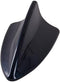 Possbay Glossy Black Car Decorative Shark Fin Antenna, ABS Plastic, Universal Fit with Adhesive Tape