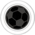 Gray Black Soccer Ball PopSockets PopGrip for MagSafe