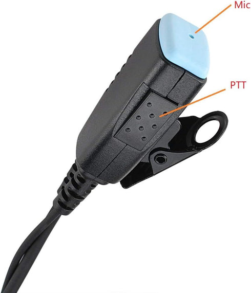 CP200 Surveillance Earpiece Headset Compatible with M0torola XU2600 CLS1110 CLS1413 CP200D RMU2040 RDU4100 Walkie Talkie with Mic PTT (1 Pack)