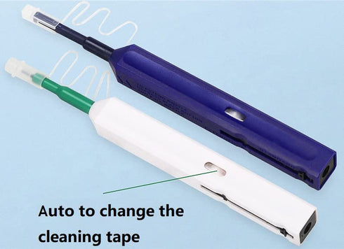 2pcs Fiber Optic Cleaner - 1.25mm LC/MU & 2.5mm SC/F Cleaning Pen for Fiber Optic Connectors