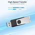 Aiibe 16GB 3.0 16GB USB Flash Drive Thumb Drive USB Memory Stick PenDrive - Black