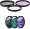Cardinal Camera 49mm 3 Piece Camera Lens Filter Kit with UV, CPL & FLD