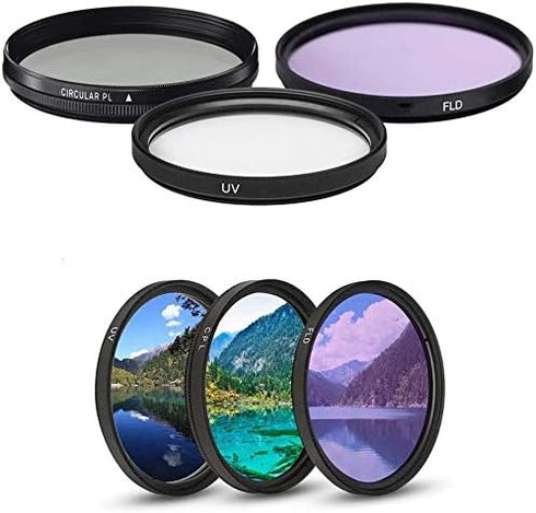 Cardinal Camera 77mm 3 Piece Camera Lens Filter Kit with UV, CPL & FLD