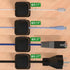 Generic 6pcs Magnetic Cord Organizer Holders with Built-in Phone Charging - Desktop Cable Management System
