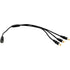 DC Power Splitter Cable Cord Adapter, 1 Female to 3 Male for LED Strip Lighting