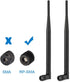 BINGFU 4G 5dBi (2-Pack) LTE RP-SMA Antenna for Trail Camera - for Cellular Game Camera, Wildlife Hunting & Outdoor