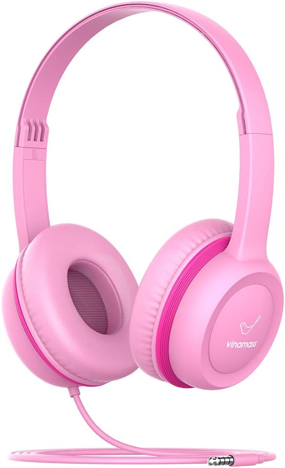 Kids Headphones, Wired Ear Headphones for Kids with Safe Volume Limiter 85dB, 3.5mm Jack Wired for Children/School