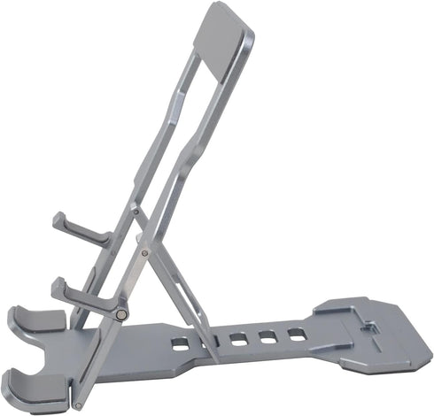 Aluminum Alloy Foldable Phone Stand, Portable Adjustable Height Cell Phone Holder Cradle Dock for Most Phones