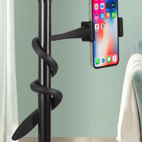 Fence Mount Chain Link Mount for Action Camera Phone, Flexible Clamp Selfie Pole Gooseneck Mount for GoPro, Insta360,