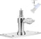 Meking Overhead Camera Wall Mount for Video Studio Lighting, 3.34 inch Baby Wall Plate with 1/4 and 3/8 Screw