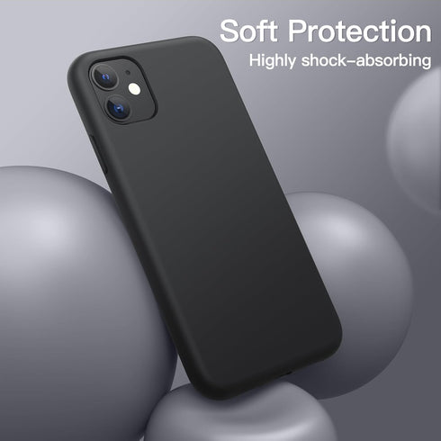 JETech Silicone Case for iPhone 11 (2019) 6.1-Inch, Silky-Soft Touch Protective Case, Shockproof Cover
