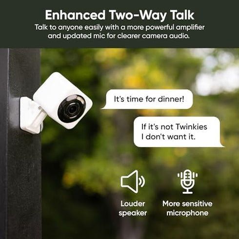WYZE Cam v4, 2K HD Wi-Fi Smart Home Security Camera, Indoor/Outdoor, Pet/Baby Monitor, Enhanced Color Night Vision