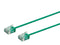 Monoprice Cat6 Ethernet Patch Cable, Snagless, 550MHz, UTP, 32AWG, 1 Feet, Green - Micro SlimRun Series