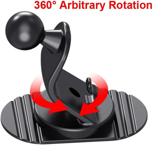 2 Pack Car Dashboard Phone Holder Mount Base Sticky Stand 17mm Ball Joint Connector Support Adapter for Car Auto GPS Dash Cam Camera Magnetic Clamp Clip Bracket Table