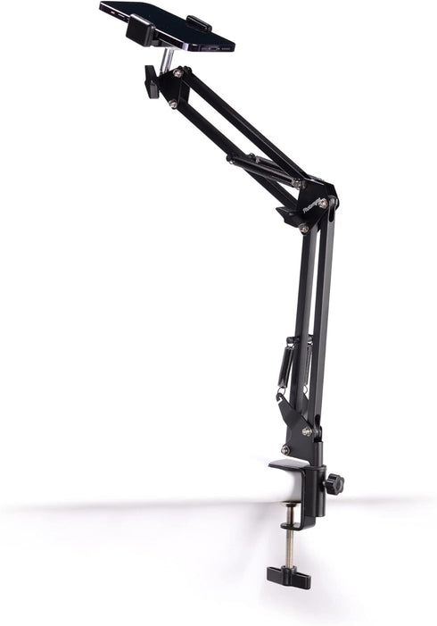 PHOTOMYNE Sturdy Flexible Phone Holder for Desk, Table, Office, Kitchen with Clamp for