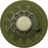 Rotary Phone Olive Green Retro Mid Century Vintage Dial PopSockets Standard PopGrip