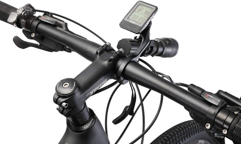 Out Front Combo Mount, Bicycle Handlebar Mount for Wahoo Elemnt, Bolt, Mini, Sport Action Camera, Black