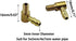 Gracilaria 2PCS Nozzle Nozzle 1) RC Boat Copper Water L Type Water Nipple Faucet Oil Fuel Inlet for RC Boat DIY Model