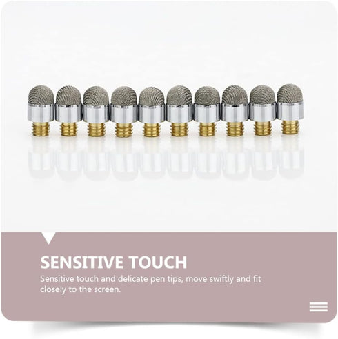 Universal Stylus, 8Pcs Fiber Tips Stylus Replacement Tips for Touch Screen Devices, Drawing Stylus Accessory