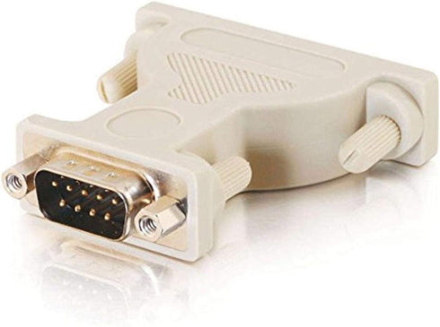 C2G/Cables to Go 02450 DB9 Male to DB25 Male Serial RS232 Adapter, 1.5 Inch