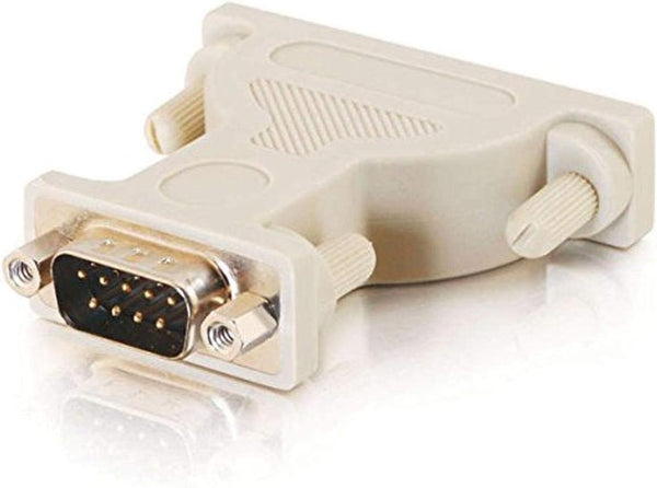 C2G/Cables to Go 02450 DB9 Male to DB25 Male Serial RS232 Adapter, 1.5 Inch