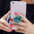6 Pack Cellphone Phone Grip and Smartphones Stand, Collapsible Cell Phone Expanding Holder for Phone - Blue Green Black Rose Gold Purple Marble