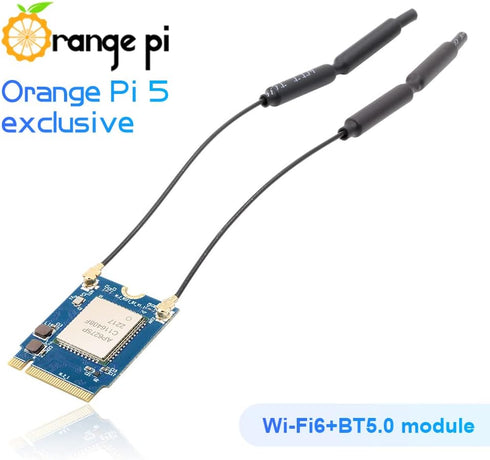 PCIe WiFi 6.0 Bluetooth 5.0 Module for Orange Pi 5 Single Board Computer