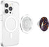 PopSockets MagSafe PopGrip for iPhone - Ghost Halloween Purple Flowers