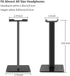 Link Dream Headset Holder - Gaming Headphone Stand with Aluminum Bar, Flexible Headrest, Anti-Slip, Black