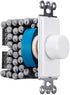 Monoprice 120-Watt Rotary Resistance Speaker Volume Control - 12-Position Switch, Multi-Color