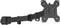 WALI Single Monitor Arm, Fully Adjustable Pole Mount Bracket for Monitor Mounting System
