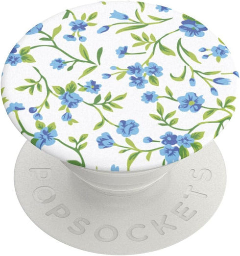 PopSockets Adhesive Phone Grip, Holder, Phone Stand, Flower - Blue Ditsy