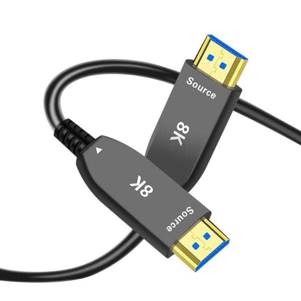 LAiDEWEiSi 8K Fiber Optic HDMI 2.1 Active Optical Cable, 48Gbps 8K60Hz/4K144Hz High-Speed HDR