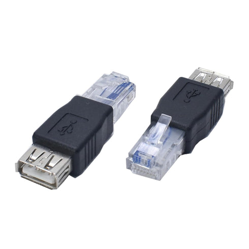 Rooyar 2.0 RJ45 USB to Ethernet Networking Adapter USB Transfer Networking Plug Adapter for Connecting ADSL Modems