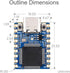 TUOPUONE RA4M1-Zero 32-bit MCU-RA4M1, 48MHz Mini Development Board, Based On Operating Frequency, Built-in FPU