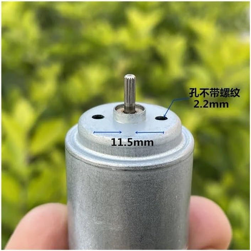 IPUDIS 3V 3.7V 5V 6V 14500RPM 24mm R260 DC High Speed Small Round Electronic Starter Carbon Brush RC Car Boat Toy
