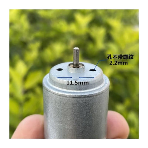 LKHRIPMA 3V 3.7V 5V 6V 14500RPM 24mm R260 DC High Speed Small Round Electronic Starter Carbon Brush RC Car Boat Toy