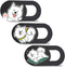 DR. PANDACAT Hug Me Dog 3-Pack Laptop Camera Cover Slide - Cute Webcam Cover