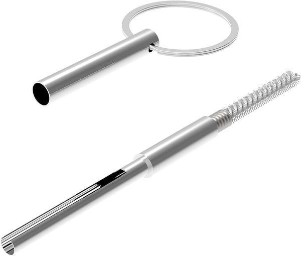 Headphone Plug Extraction Tool with Key Ring and Cleaning Brush, Remove Broken Headphone Plug from Mobile Devices