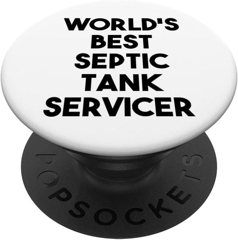 World's Best Septic Tank Servicer - PopSockets Swappable PopGrip