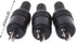 10PCS Male HiFi Speaker Tools Power Signal Black Adapter Accessories, DIN Plug Screw Terminals